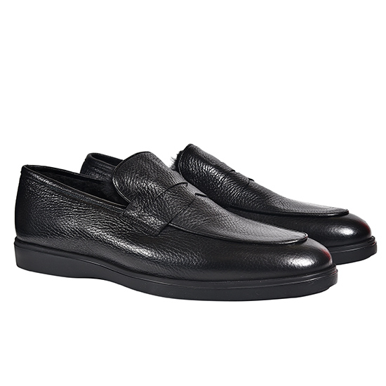 Italijanske muške kožne cipele Lab Milano lm1031222.un (crna)