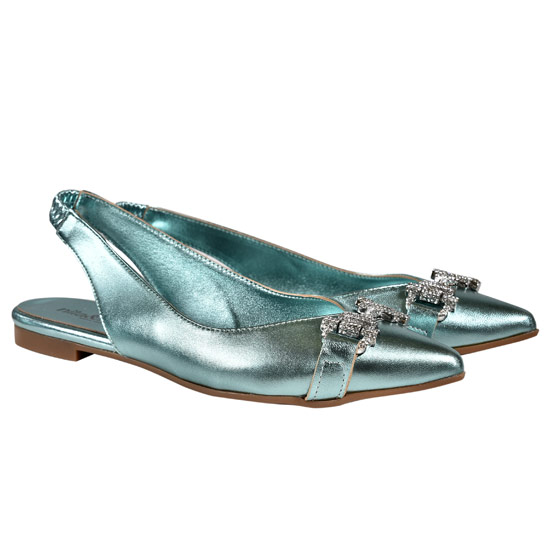 Italijanske ženske kožne sandale Nila&Nila 6211231.un (plavo-srebrne)