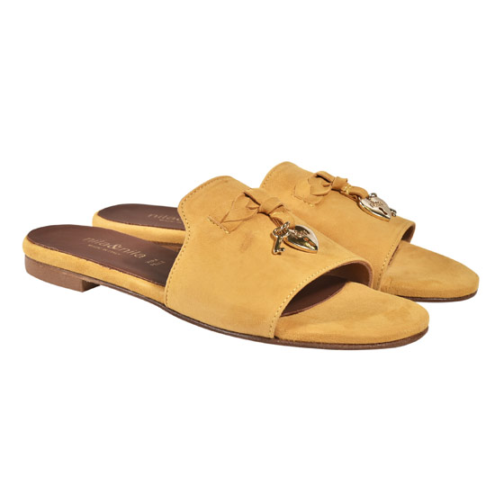 Italijanske ženske kožne papuče Nila&Nila 6564231.ro (žute)