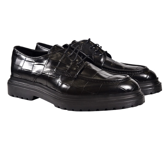 Italijanske muške kožne cipele Lab Milano lm1041232.un (crne)
