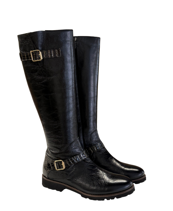 Italijanske ženske kožne čizme Fiorangelo 702202.cr